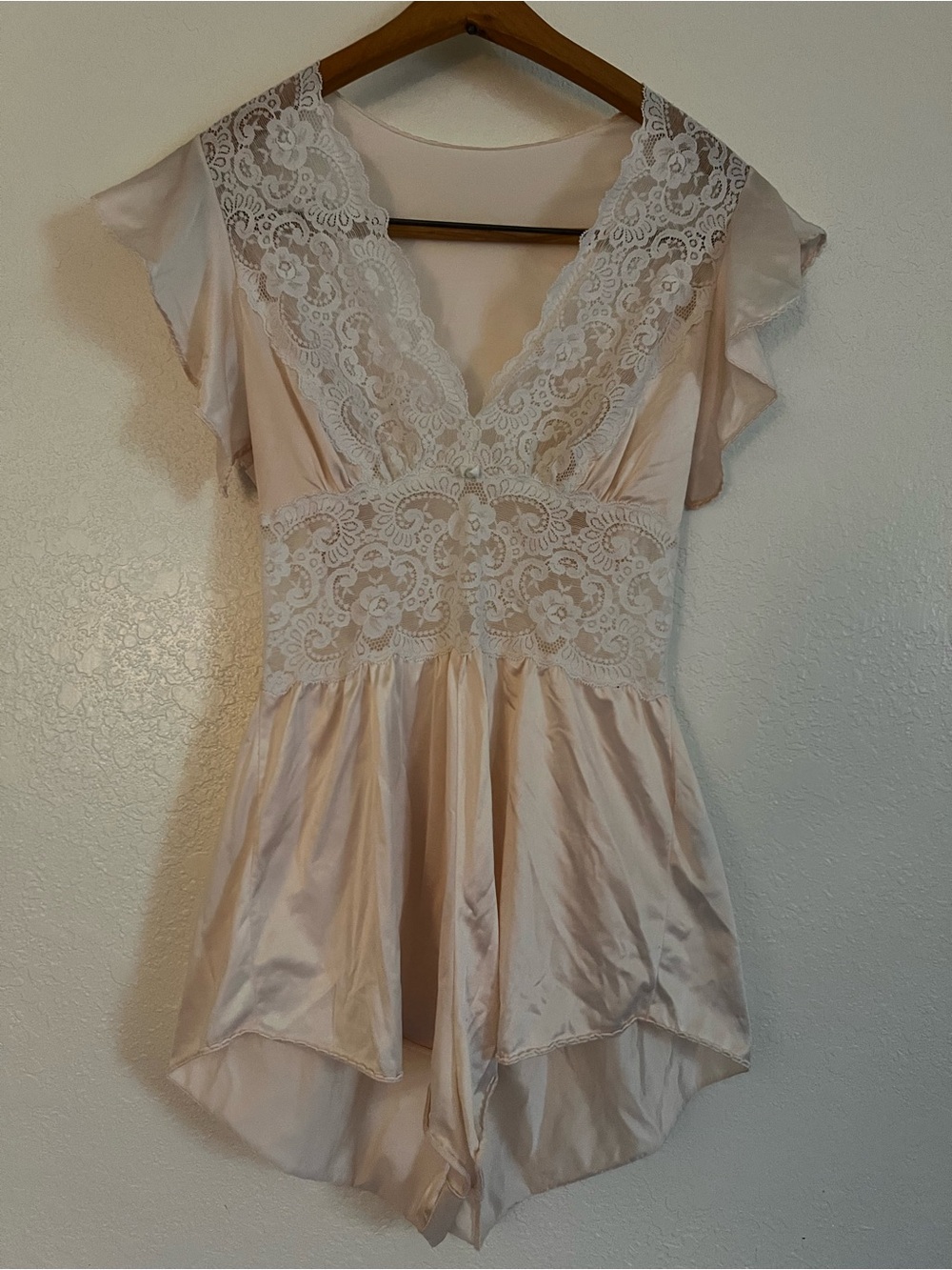 Vintage Olga lingerie teddy romper/ playsuit/bodysuit (S) - Picture 3 of 13